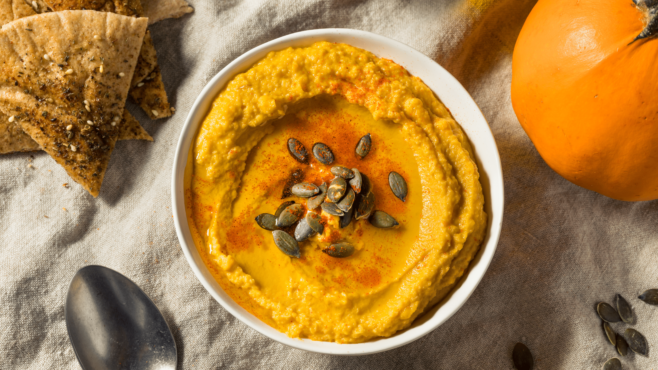 Ramble Blog-Fall Appetizers-Pumpkin Hummus